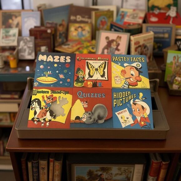 Vintage 1950s Activity Book | Unused  – Mid-Century Kids Ephemera - Picture 1 of 10